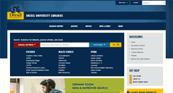 Desktop Screenshot of library.drexel.edu