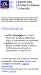 Mobile Screenshot of bannerweb.drexel.edu