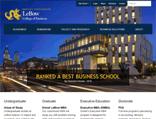 Tablet Screenshot of lebow.drexel.edu